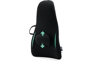 ObusForme HighBack Backrest Support – Extra-Tall Ergonomic Lumbar Cushion for Office Chair & Car | Rigid Full-Back Frame + Re