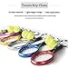 CREATIEE-PRO 15Pcs Mini Tennis Racket Keychain Key Ring Tennis Ball Ring
