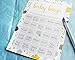 Baby Shower Bingo Party Game Kit for a Girl or Boy - Gender Neutral Baby Shower Games - 50 Game Sheets and Activities for Guests - 5 x 7 Inches