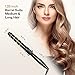 Anjou Curling Iron, 1.25 inch Hair Curler Curling Wand with Anti-scalding Insulated Tip, Ceramic Tourmaline Coating with LCD Diaplay(250 °F to 430 °F, Glove and Curl Clips Included)