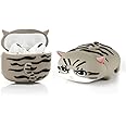 LEWOTE Silicone Case Compatible with Apple Airpods Pro& Pro 2 Funny Cute Cover [PAPA Animal Pet Design](Cat Grey)