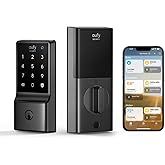 eufy Security Smart Lock C34, Keyless Entry Door Lock with Apple Home Ecosystem, Built-in Wi-Fi Deadbolt for Front Door or Ba