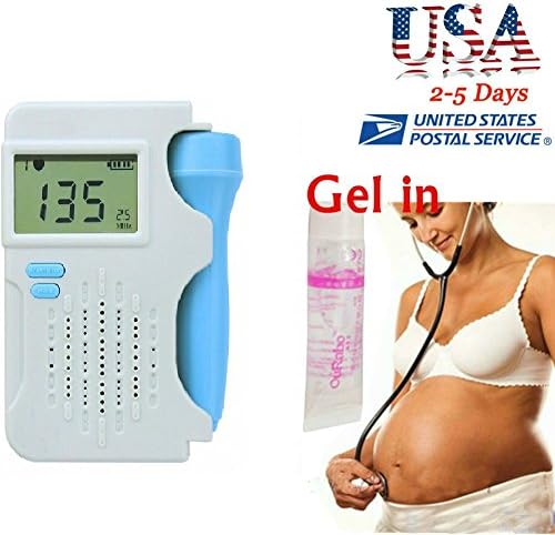 NHNCIO Pocket Unborn Baby Heartbeat Monitor with Backlight LCD display, Listen to and Record your Unborn Baby Sounds and Movement