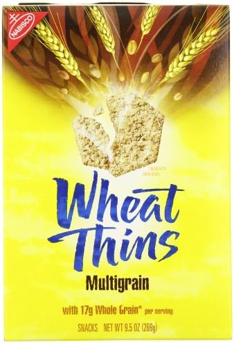 Wheat Thins, Multi-Grain, 9.5-Ounce Boxes (Pack of 6)