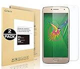 Moto G5 Plus Screen Protector, Vigeer [ 2 Pack ] [0.3mm, 2.5D] [Bubble-Free] [9H Hardness] [Easy Installation] [HD Clear] Tempered Glass Screen Protector for Moto G5 Plus