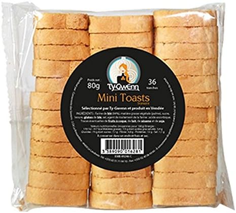 Toasts, 80 g, Bag