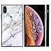 BestCasee Marble Square Case for iPhone Xs Max, Retro Classic Stylish Soft TPU and Hard PC Shockproof Cover Case for iPhone Xs Max 6.5 Inch(2018)