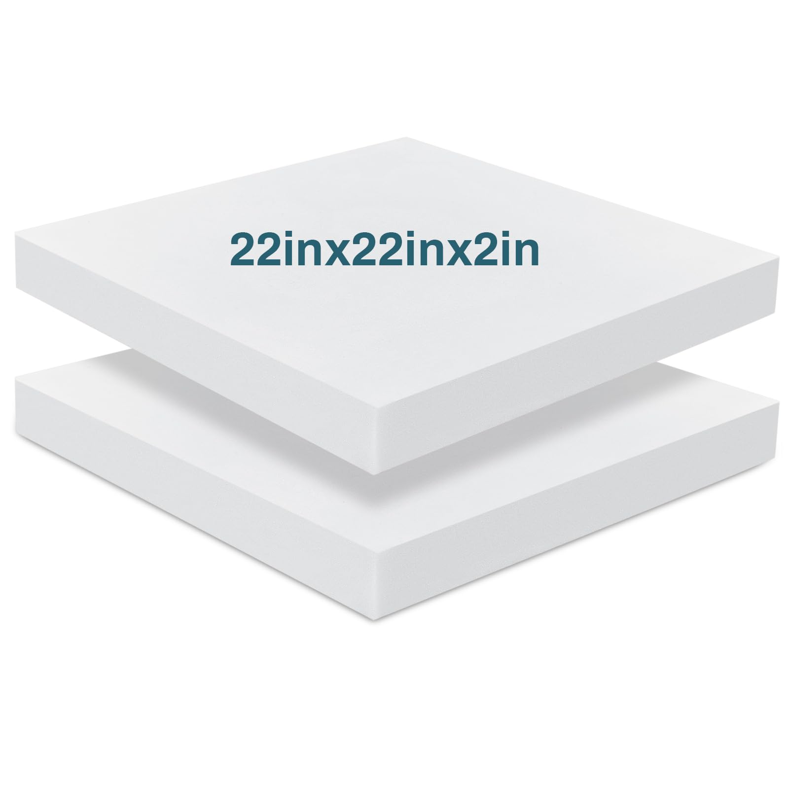 Photo 1 of Frienda 2 Pack 2 x 26 x 26 Upholstery High Density Foam Cushion Replacement Square Cut to Size Foam Couch for Chair Couches Padding Shipping Packing DIY Cosplay Projects