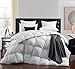Luxurious 1200 Thread Count Goose Down Comforter Duvet Insert, King Size, 1200TC - 100% Egyptian Cotton Cover, 750+ Fill Power, 50 oz Fill Weight, White Color