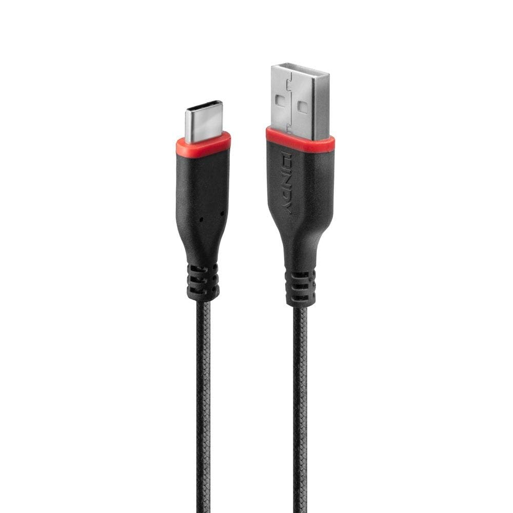 LINDY 1M Reinforced USB Type A To Type C Charging Cable,36876