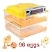 96 Digital Egg Incubator Hatcher Temperature Control Automatic Turning Chicken