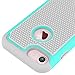 OEAGO iPhone 8 Case, iPhone 7 Case Cover [Drop Protection] [Shock Proof] Hybrid Dual Layer Rubber Plastic Impact Defender Rugged Slim Hard Case Cover Shell for Apple iPhone 8 / iPhone 7 - Mint