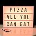 Light Box Cinematic LED Combination 16 Color Changing Modes w/Remote Controller, Flash, Strobe, 170 Emojis, Letters, Numbers, Characters Weddings, Gifts ,Party, Events, Kitchen, Birthday Decoration