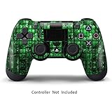 PS4 Controller Skin Stickers - Custom Sony Playstation 4 Remote Vinyl Sticker - Play Station 4 Joystick Decal - Green Digicamo by GameXcel &reg; [ Controller Not Included ]