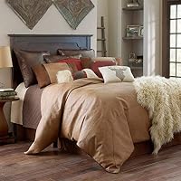 Hiend Accents Unisex Brighton Super King 4-Piece Bedding Set Tan One Size