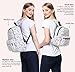 Lightweight Canvas Mini Backpack for Women, Teens (Flower Blue Small V2)