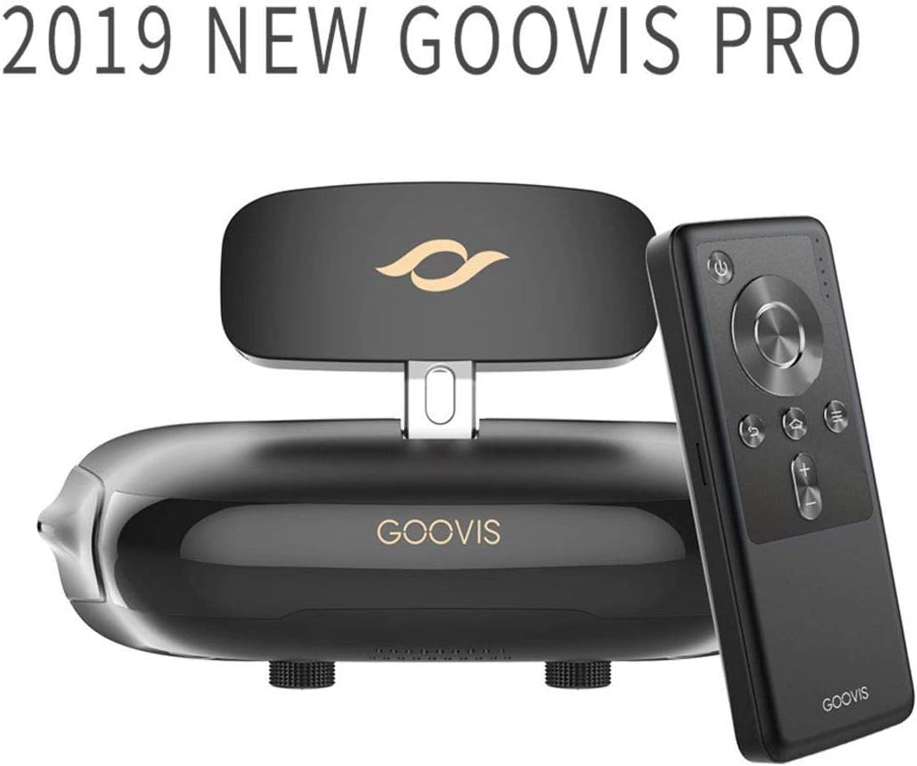 Goovis Pro 3D Glasses Blu-Ray Cinema Reality Virtual Gaming Console PC 4K for Sony OLED HD PS4 Xbox Nintendo Drone Smartphone