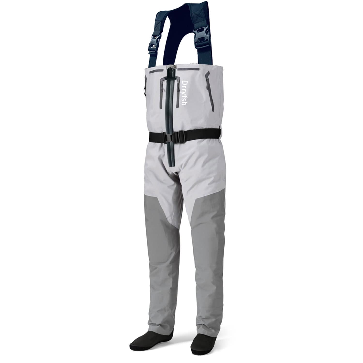 Photo 1 of Drryfsh Zip Front Chest Fishing Waders for Men and Women (4X-Large)