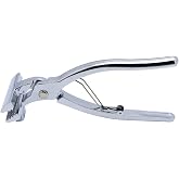 Meximore Chrome Plated Canvas Stretching Pliers with Spring Return Handle | Heavy-duty chrome plated steel canvas pliers, spring return ergonomic handle, wide serrated anti-slip jaws for artist canvas