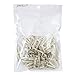 SWACC 100 Pcs U Shape Metailic Snap Clips ins for Hair Extension Hairpiece DIY Snap-Comb Wig Clips with Rubber (White Beige, 9-Teeth 6 Holes)thumb 4