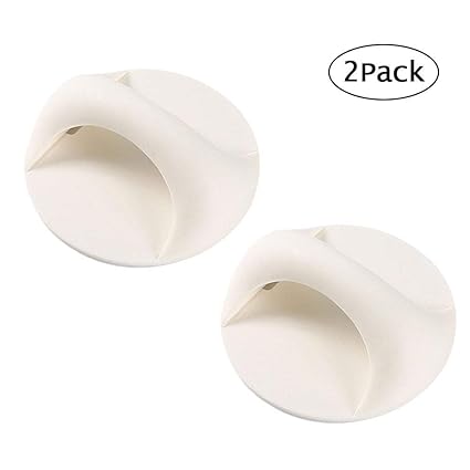LEEGOAL 2 PCS Self-Stick Instant Cabinet Drawer Handle Helper Drawer Opening Stick Knobs Auxiliary Kitchen Cabinet Door Window Handle Sticker Convenient Opening Stick-on Handles, 3.93 Inch