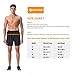 NAVISKIN Men's 5 inch Running Shorts Lightweight Quick Dry Workout Shorts Zipper Pocket Black Size XL