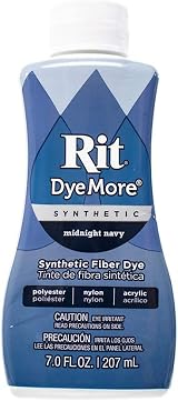 Craft County Rit DyeMore 7 oz Midnight Navy Synthetic Dye for Polyester