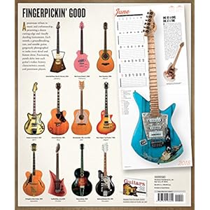 Guitars Wall Calendar 2018