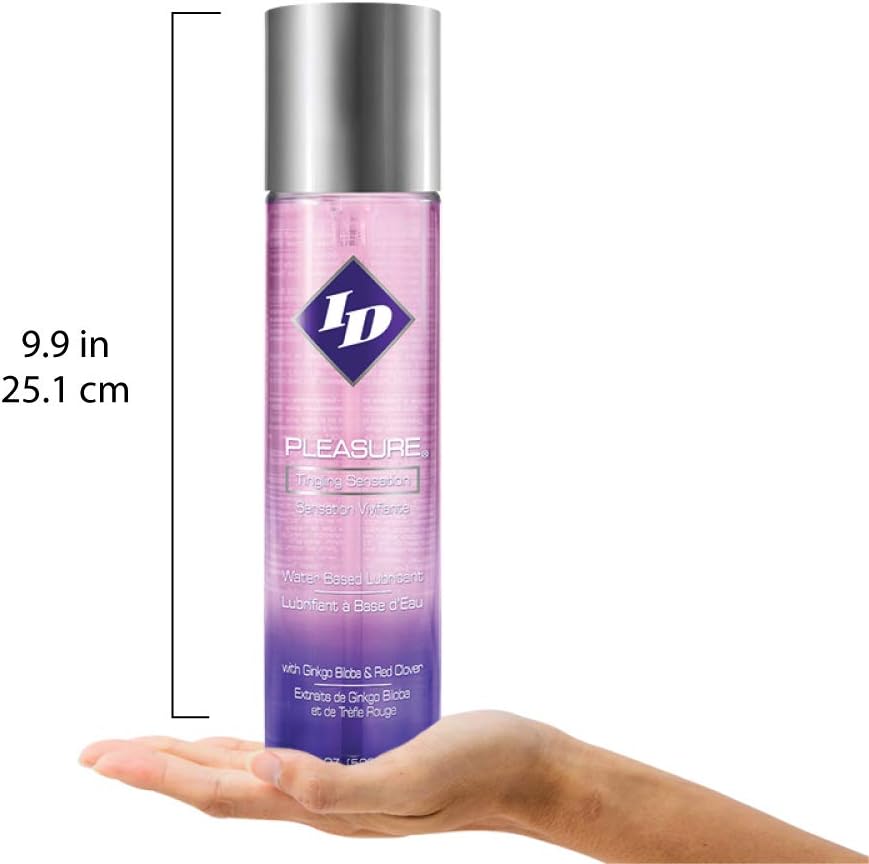 ID Pleasure Lube Water Based Unflavoured 500ml - ID Lubricants Premium Tingling Lubrication for Easy Sex and Lubes Private Sexual - Image 4