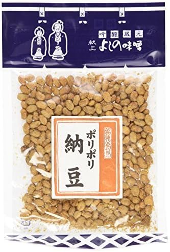 Japanese Poripori Dried Fermented Beans - Hoshi Natto,1.4oz by Yoshinomiso