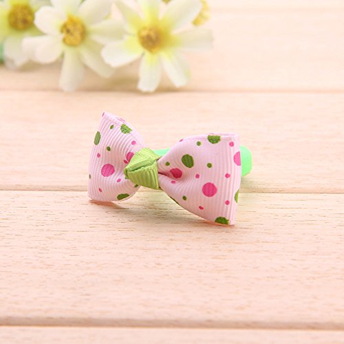 Dotebpa 60pcs 30 Pairs Hair Bow Ties Hair Ties For Girl Girls Bow