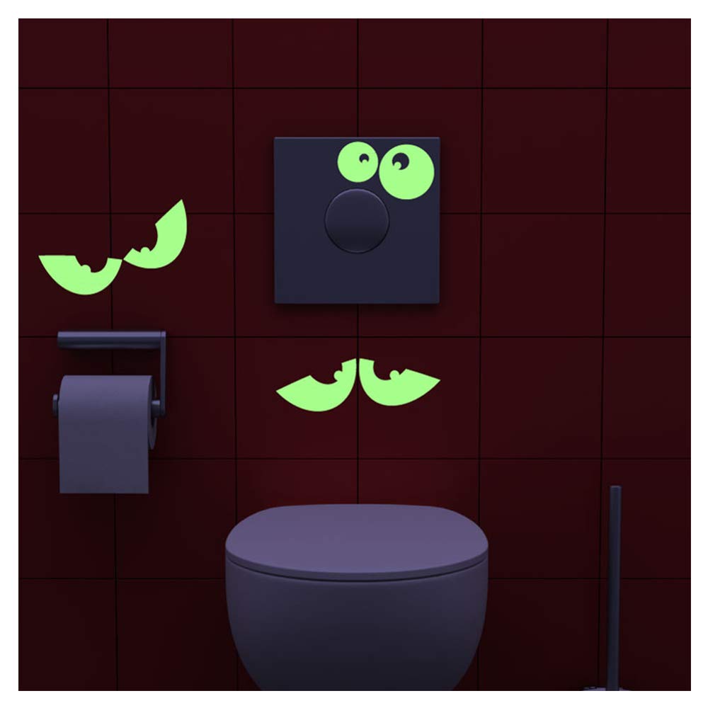 Ambiance Sticker Glow in The Dark Eyes Set 10 x 25 cm