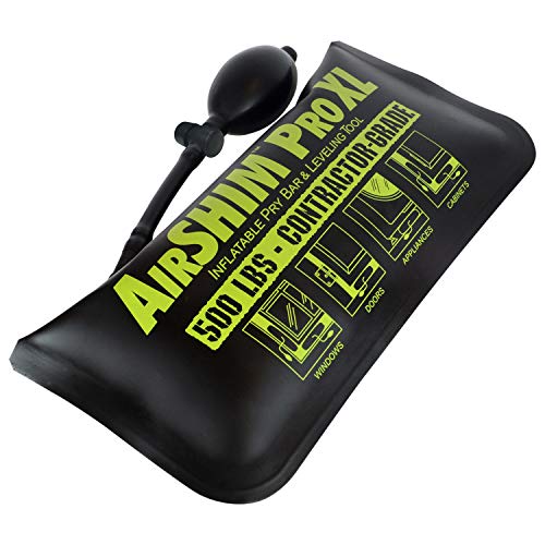Calculated Industries #1194 Air Shim XL Inflatable Pry Bar and Leveling Tool; 500 LB Rating; Contractor-Grade Alignment Pump Wedge