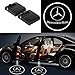 IHEX Auto 2pcs for Mercedes Benz Wireless Car Door Led Welcome Laser Projector Logo Light Ghost Shadow Light Lamp Logos