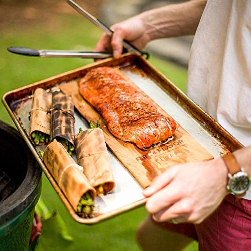 Fire & Flavor Natural Red Cedar Medium Grilling Planks, 3 x 5, Bulk Size 75 Count