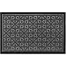 Door Mat Indoor Outdoor - Ideal Welcome mat or Front Door Mats - Entry Rug for Inside Outside - Non Slip Slim Profile Doormat - Traps Dirt Patio Grass Snow Mud Grit - Size 17.5 x 27 Inches - Gray