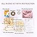 Balloon Arch & Garland Kit Pink, Blush, Rose Gold & White Sm-Xlrge Balloons, Glue Dots, 17inch Decorating Strip Wedding, Baby Shower, Graduation, Anniversary Bachelorette Party Decoration