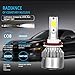 evomosa C6 H11/H9/H8 Led Headlight Bulbs,18W/Bulb 6000K Cool White Bulbs,All-in-One Head-Lamps Conversion Kit,Waterproof(1Pair,Pack of 2)