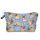 LOOMILOO Cosmetic Bag for Women, Adorable Roomy