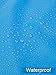 Mudder Children Raincoat Portable Raincoat Rain Poncho with Hoods and Sleeves (Blue)