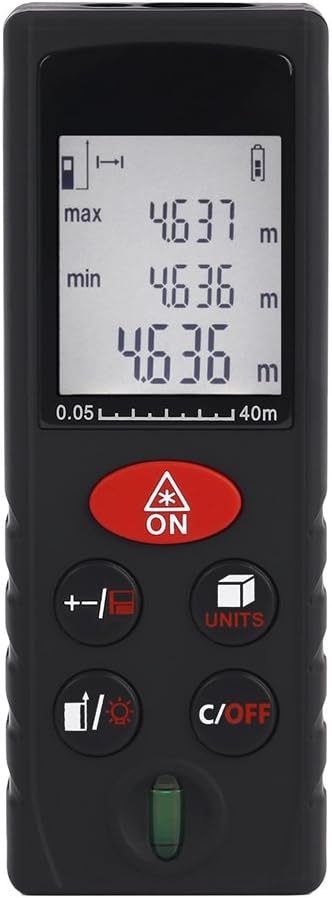 Professional Laser Distance Measure 40 Meter Range Finder