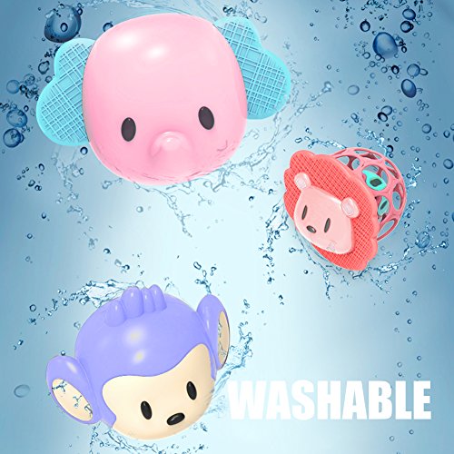 GrowthPic Musical Baby Crib Mobile with Star Projector Nursery Function, Foldable Arm, Hanging Rotating Safe Infant Playing Teether and Loudspeaker with 30 Melodies,Pink