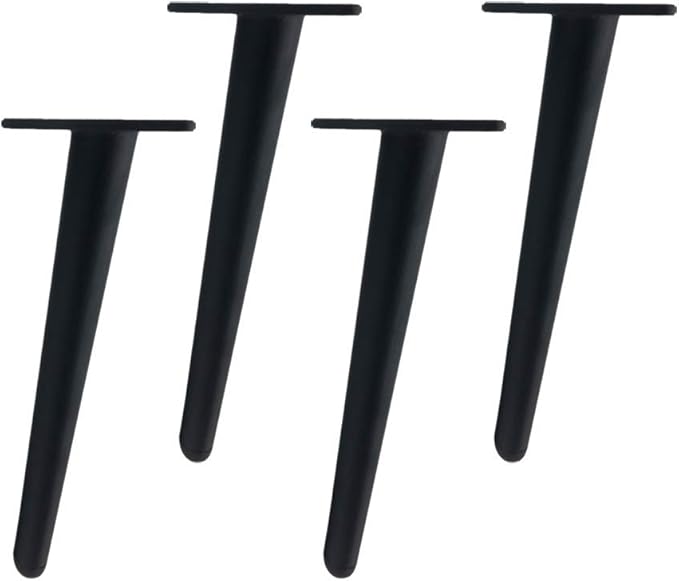 4 Furniture Legs, Metal Tapered Furniture Feet, Legs, Used for