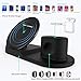 Bormmie Wireless Charger, 3 in 1 Charging Stand for Apple Watch and Airpods,Qi Fast Wireless Charging Station Compatible for iPhone X/XS/XR/Xs Max/8/8 Plus Samsung Galaxy S9/S9+/S8/S8+/Note 8,Black