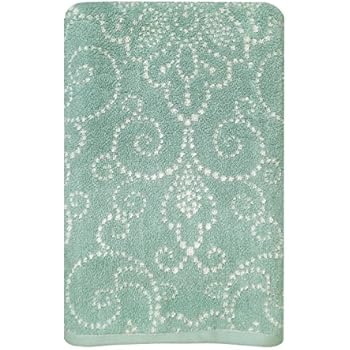 Lenox French Perle Groove Bath Towel, Blue