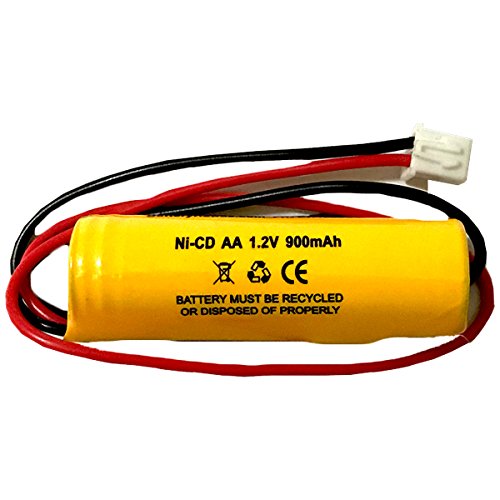 (10 pack) OSA268 Custom-332 Dantona ELB CS01 Lithonia EXR LED EL M6 Unitech AA900mAh 1.2v Ni-CD AA 900mAh 1.2v Battery Exit Sign Emergency Light BST D-AA900BT