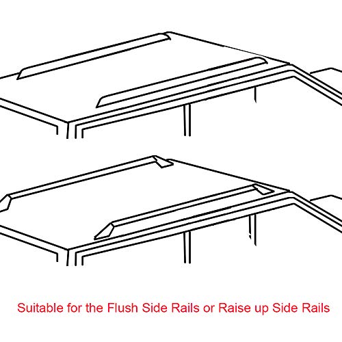 RORAIMA Universal Folding Lightweight Anti-vibration Roof Rack Pad for Kayak/Canoe/Surfboard/Paddle Board/SUP/Snow Board and Water Sports Accessories 36"X 4.5"X 3.1" (85 x 11.5 x 8 cm) 2 pcs/Set Black