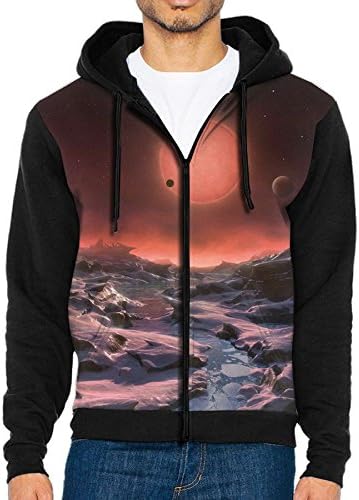 Adult Blood Moon Funny Hoodies Casual Jackets