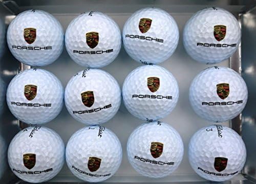 1 Dozen Titleist Pro V1 ( Porsche Auto Logo Golf Balls 12 Pack Gift Pack Set )