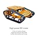 XiaoR Geek Smart Robot Car Tank Chassis Kit Aluminum Alloy Big Platform with 2WD Motors for uno/Raspberry Pi DIY Remote Control Robot Car Tools- Upgraded Version